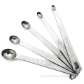 Measuring Spoon Coffee 5pcs Stainless Steel Teaspoon Measurment Scoop Set Factory